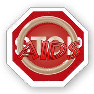 drawing of aids support symbol