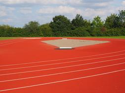 sand playground at the Sports Ground