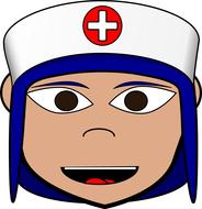 comic characters doctor face drawing