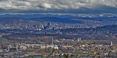 Landscape of City Zurich