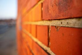 diagonal photo of a brick wall