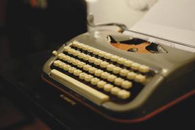 Typewriter old Retro