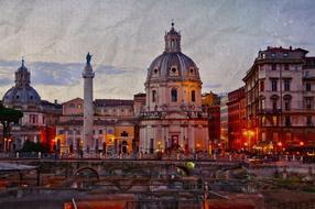 picturesque city as a fine art