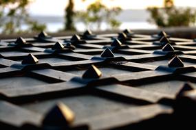 Metal pyramids