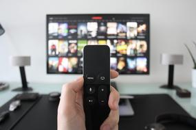 TV remote control in the office
