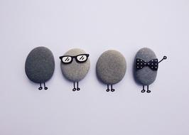 pebble decoration
