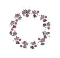floral flower frame drawing
