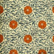 pattern with red poppies