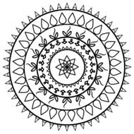 mandala tattoo spiritual drawing