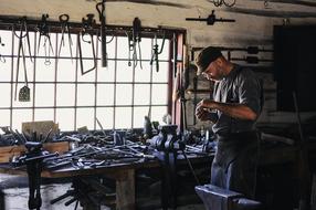 craftsman at work