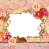 background pink petal drawing