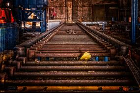dirty old conveyor belt