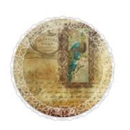vintage round label
