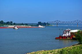 tugboat on the ohio river