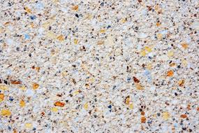 Beautiful plate texture with the colorful stones