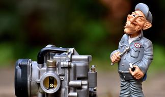 toy mechanic and engine