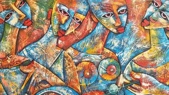 Art Painting face drawing