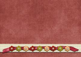 drawing vintage red bow