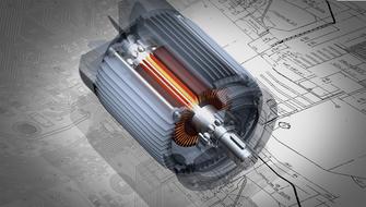 motor section detail drawing