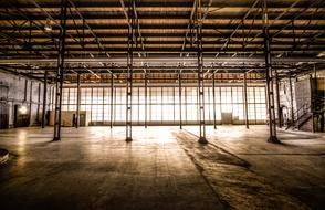 empty old warehouse, netherlands, groningen