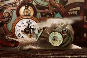 steampunk fantasy snail