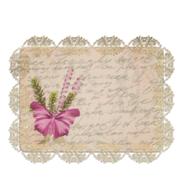 tag vintage label butterfly drawing