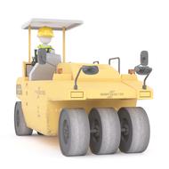3d model of a construction machine