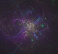 fractal flame in space