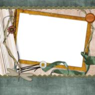 scrapbook page dragonfly