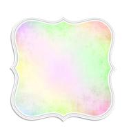 tag colorful soft pink yellow drawing