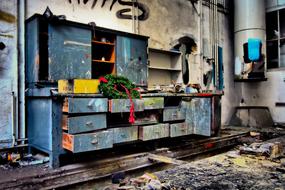 abandoned cabinet