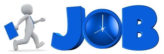 job work businessman time clock drawing