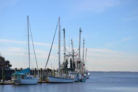 commercial fishing boats on the ocean