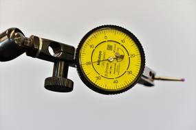 yellow Gauge Button