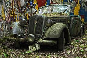 Auto Car Cemetery old