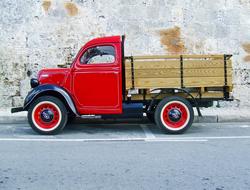 Truck Red Old