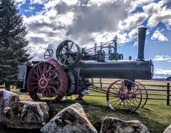 steam tractor of 1900
