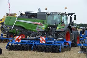 Tractor Agriculture Vehicle on field