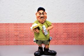 Construction Workers Maurer Site as a funny figurine