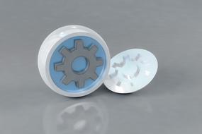 round stamp with gear