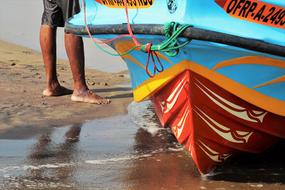 The Water Legs and boat