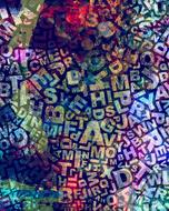 text abstract painting color drawing