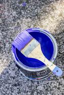 Paint Brush blue