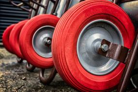 Wheelbarrow Cart red