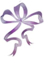 bow purple colorful darwing