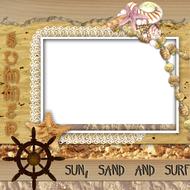 background beach sea drawing