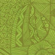 abstract drawing on green paper