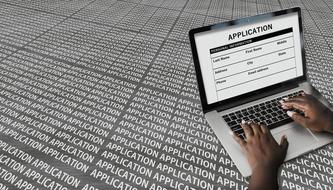 filling out application request