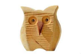 Owl Wood Decoration