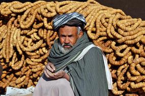 elderly man in Afghanistan